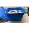 Image 1 : TOTE OF DVDS AND CDS
