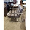 Image 2 : NEW HOME ELEGANCE MODERN GREY AND CHROME LOUNGE CHAIR
