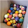 Image 3 : BOX OF VINTAGE BILLIARD BALLS