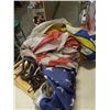 Image 2 : BRITISH COLUMBIA FLAG, UNITED STATES FLAG, HORSE TACK AND FOLDING CHAIR