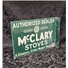 Image 2 : HARD TO FIND VINTAGE MCCLARY STOVES DOUBLE SIDED FLANGE SIGN