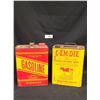 Image 1 : TWO VINTAGE 2 GALLON CANS