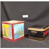 Image 2 : TWO VINTAGE TEA TIN & BISCUIT TIN
