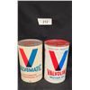Image 1 : TWO VINTAGE VALVOLINE MOTOR OIL & VALVOMATIC TRANSMISSION FLUID QUARTS