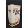 Image 2 : VINTAGE CASTROL SUPER GTX 1GALLON MOTOR OIL CAN