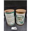 Image 2 : TWO QUAKER STATE MOTOR OIL CANS