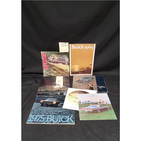 SEVEN 1960'S/70'S BUICK LARGE CAR BROCHURES