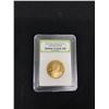 Image 2 : A US Buffalo Nickel a Wheat Cent and a Sacagawea Dollar Coin in Cases