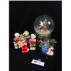 Image 1 : A Nice Collectible Christmas Lot of Snowglobes etc Tallest Being 9 Inches