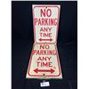 Image 1 : 2 Vintage Wooden No Parking Anytime Signs