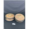 Image 1 : A Lot of 4 1930s Trav-l-eez Wagon Wheels