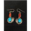 Image 2 : Vintage Silver Navajo Earrings