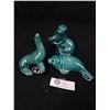 Image 1 : Lot of 3 Vintage Poole Pottery Endland Sea Life Figures