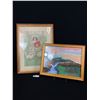 Image 1 : A Lot of 2 Vintage Framed Pictures Largest Being 17.5 by 23.5 Inches NO SHIPPING