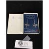 Image 1 : A Brand New Pair of Hyperallergenic Lead Free Pure Dragonfly Earrings Never Worn
