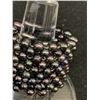 Image 2 : 9 Strands Wide Black Pearl Ring