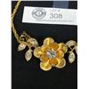 Image 2 : Good Quality German 50's Rhinestone Necklace