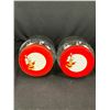 Image 2 : Pair of Nabob Tea Glass Jars with Lids