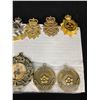 Image 2 : Nice Lot of Military Cap Badges and Other Medals