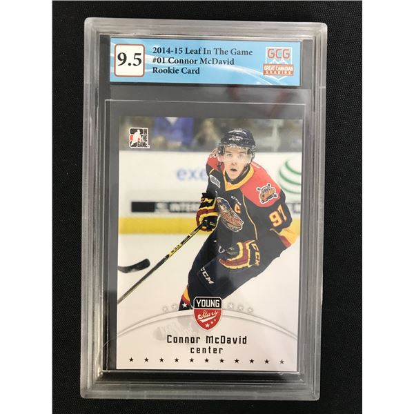 2014-15 IN THE GAME NO. 1 CONNOR McDAVID RC (GCG 9.5)