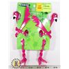 Image 1 : NEW PINK FLAMINGO PLANT TIES, SET OF TWO