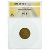 Image 2 : 1858 Large Letters Flying Eagle Cent ANACS VG-8
