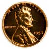 Image 1 : 1957 Proof Lincoln Wheat Cent PCGS PR-66 Red