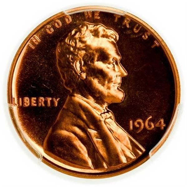 1964 Proof Lincoln Memorial Cent PCGS PR-67 Red