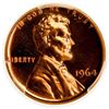 Image 1 : 1964 Proof Lincoln Memorial Cent PCGS PR-67 Red