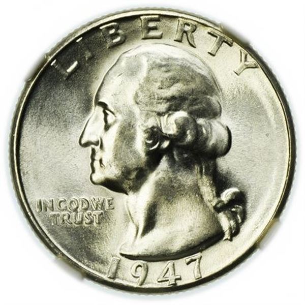 1947-D Washington Quarter NGC MS-64