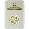 Image 2 : 1951 Washington Quarter NGC MS-66