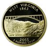 Image 1 : 2005-S Clad Proof West Virginia Quarter NGC PF-70 UCAM