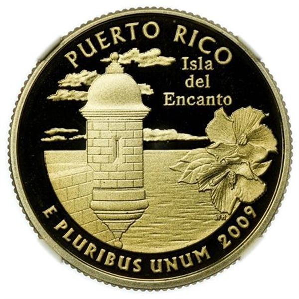 2009-S Clad Puerto Rico Quarter NGC PF-70 UCAM