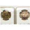 Image 3 : Lot of 2. 1958 & 1958-D Franklin Half Dollars NGC MS-65