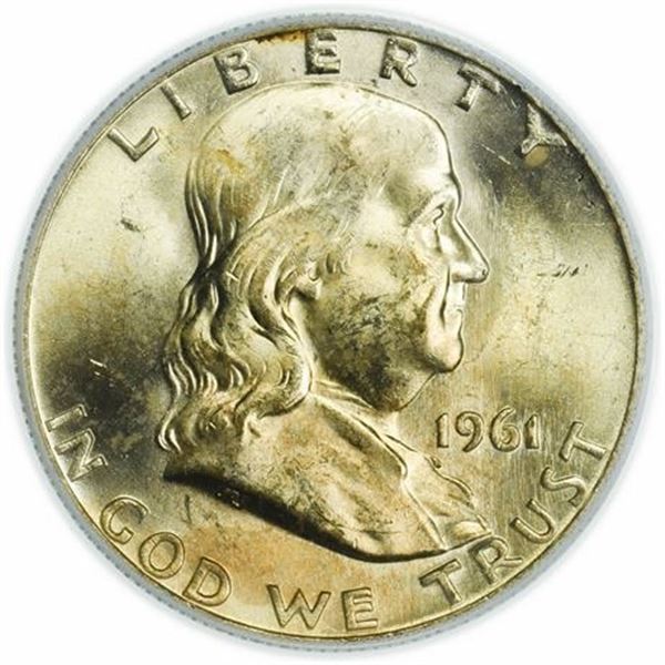 1961-D Franklin Half Dollar PCGS MS-63