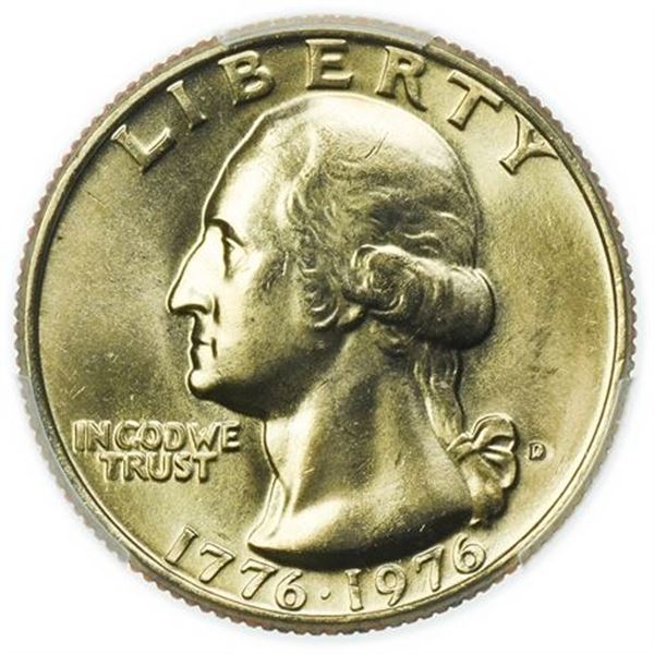 1976-D Clad Washington Quarter PCGS MS-66