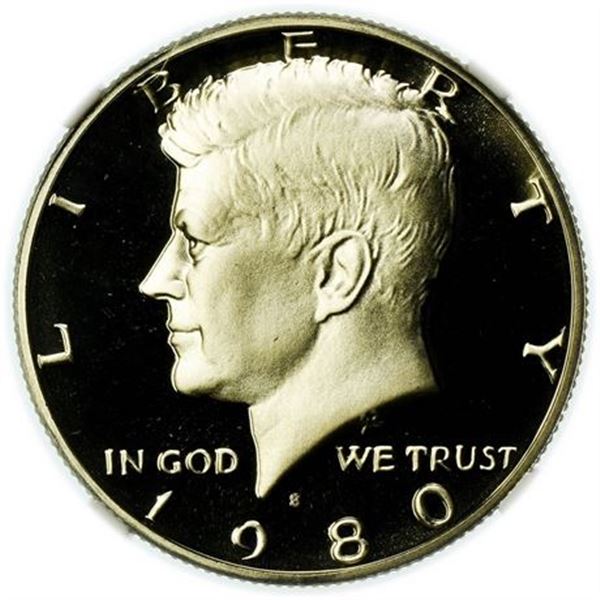 1980-S Kennedy Half Dollar NGC PF-70 UCAM