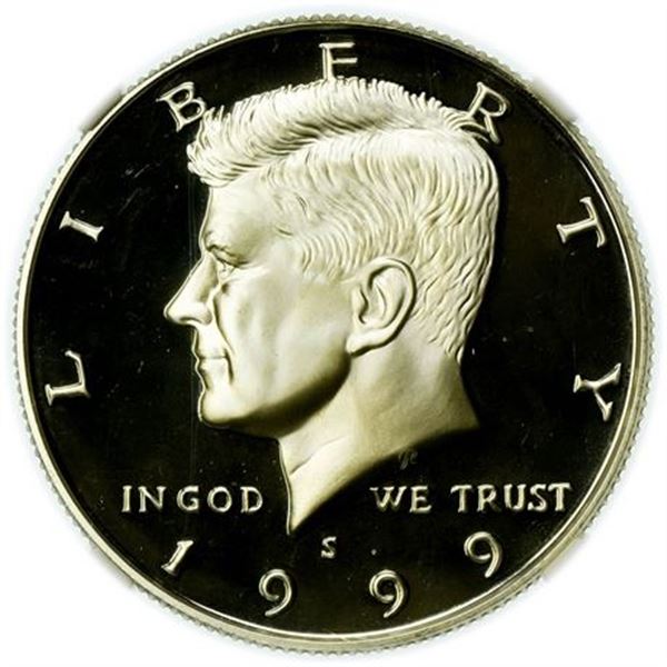 1999-S Silver Proof Kennedy Half Dollar NGC PF-69 UCAM