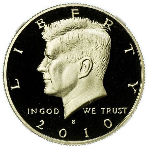 2010-S Clad Proof Kennedy Half Dollar NGC PF-70 UCAM