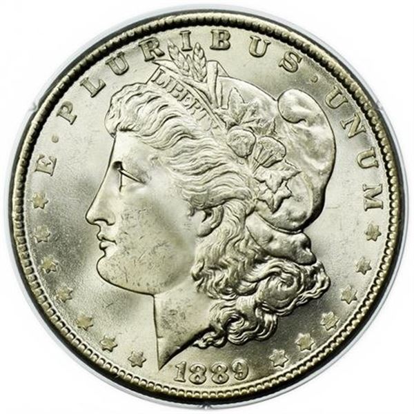 1889 Morgan Dollar PCGS MS-63 OGH