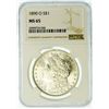 Image 2 : 1890-O Morgan Dollar NGC MS-65