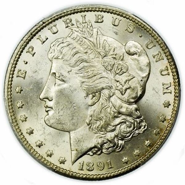 1891-CC Morgan Dollar NGC MS-62