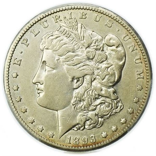 1893-CC Morgan Dollar PCGS XF-40