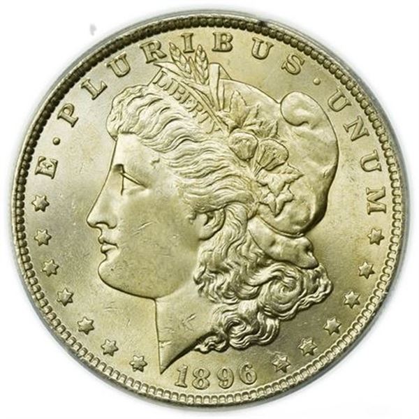 1896 Morgan Dollar ANACS MS-62