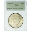 Image 2 : 1921-S Morgan Dollar PCGS MS-62 OGH