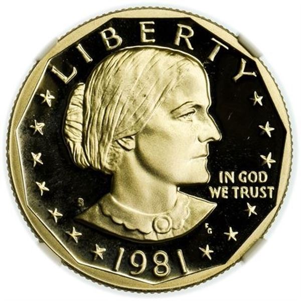 1981-S Type 1 Susan B. Anthony Dollar NGC PF-69 UCAM