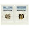 Image 2 : Pair of Proof PCGS Dollars 1980-S SBA & 2002-S Sacagawea