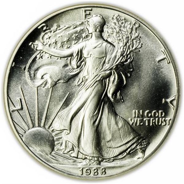 1988 Silver Eagle NGC MS-69