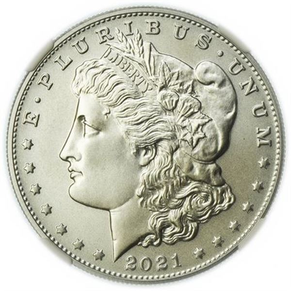 2021 'CC' Morgan Dollar Carson City Privy Mark NGC MS-70