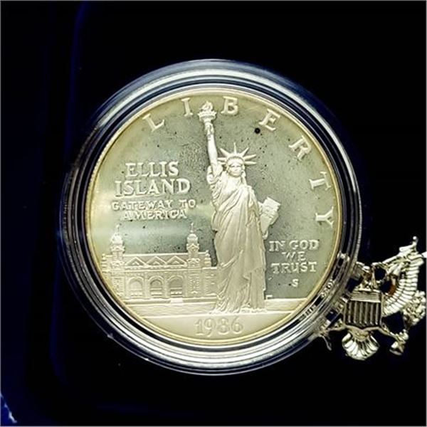 1986 Proof Liberty Coin Commemorative Set in OGP